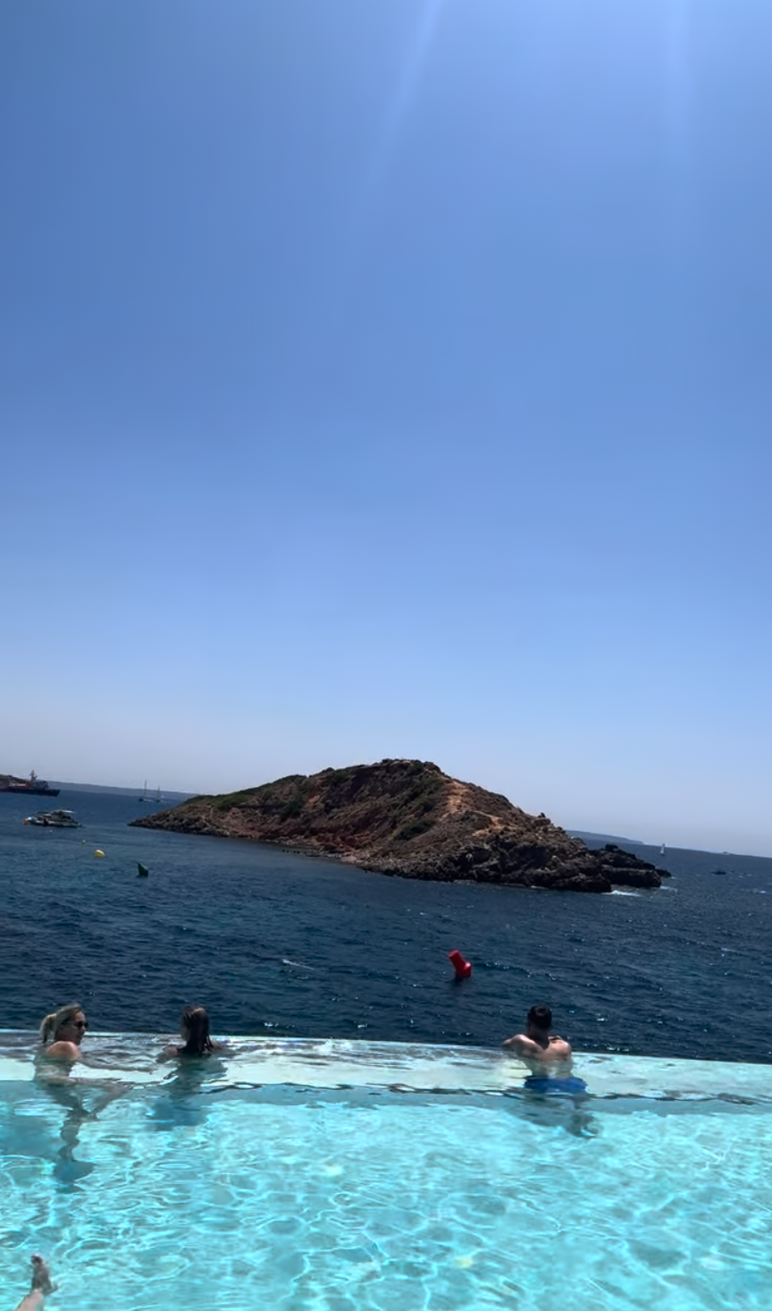 Mediterranean view from Lobster Club Mallorca