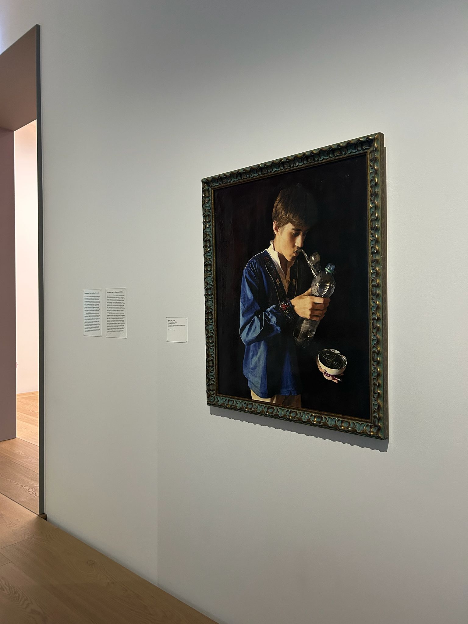 Installation view of Mark Divo’s work at Kunsthaus Zürich