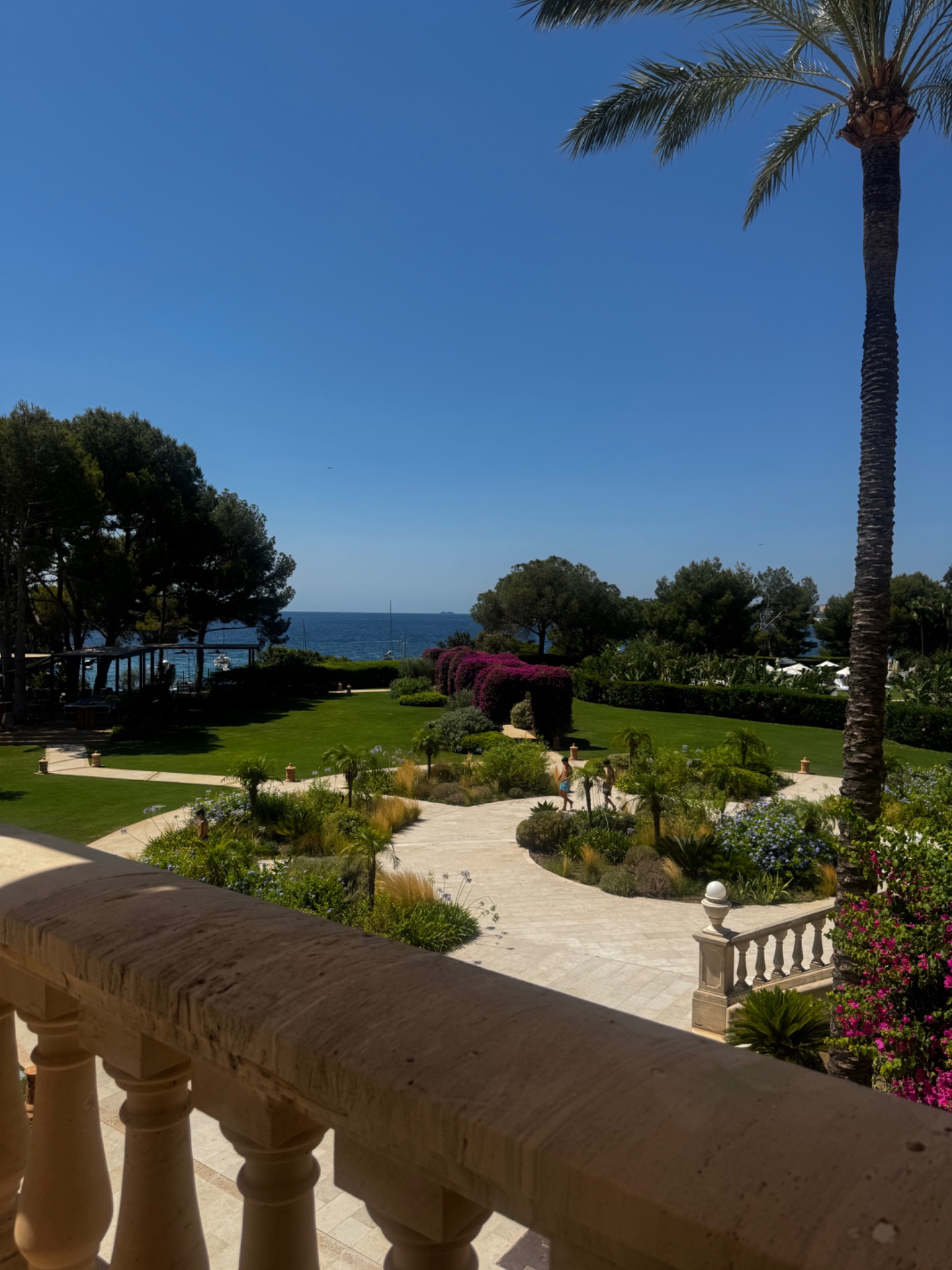 Landscaped gardens at St. Regis Mardavall Mallorca Resort